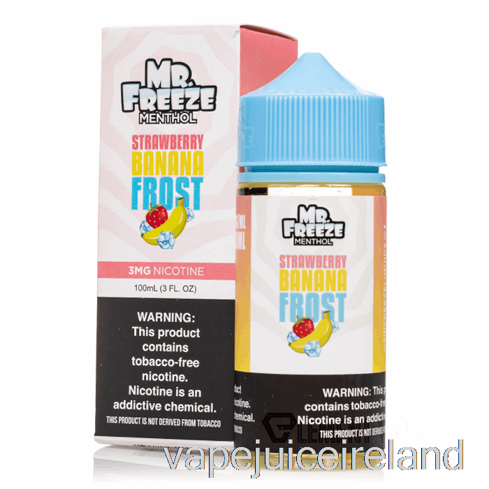 Vape Juice Strawberry Banana Frost - Mr Freeze - 100mL 0mg